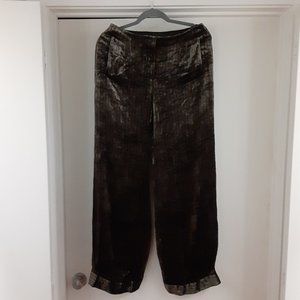 Giorgio Armani wide leg velvet